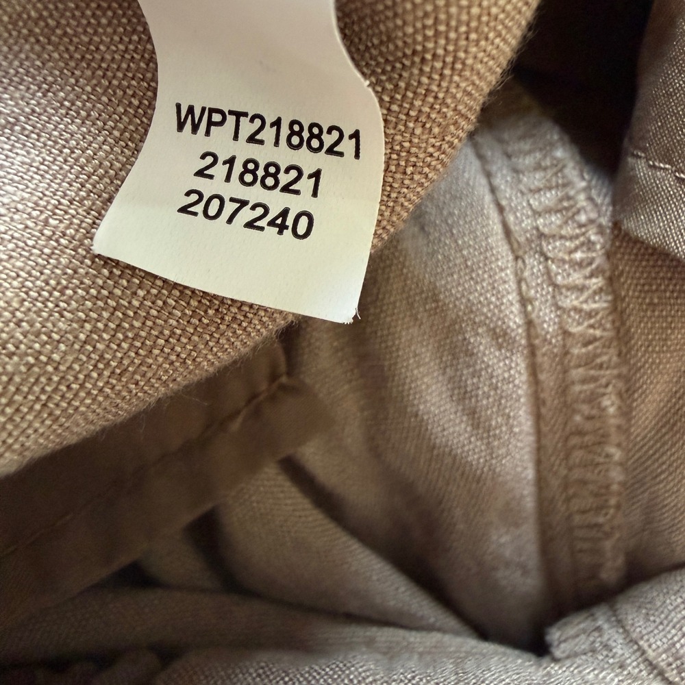 J. Jill Linen Stretch Tapered Pants XL Mauve Pink WPT218821 Rayon Spandex Blend - Picture 4 of 8